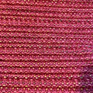 New Heavy Red Pink Tan Green Drapery Upholstery Fabric